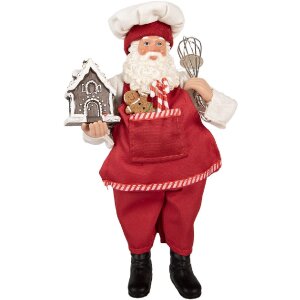 Clayre & Eef 66358 Decorațiune Moș Crăciun 16x9x26 cm