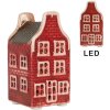 Clayre & Eef 6CE2297 Dekohaus mit LED 4x4x8 cm
