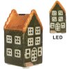 Clayre & Eef 6CE2300 Dekoration Haus mit LED 4x4x8 cm