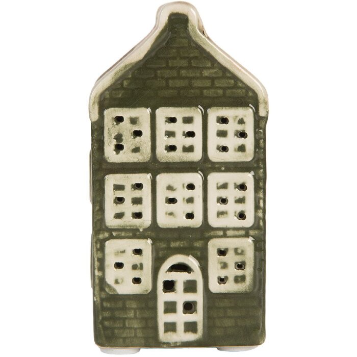 Clayre & Eef Decorațiune Casă cu LED 4x4x8 cm Dolomit Rustic