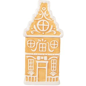 Clayre & Eef 6CE2367 Vorratstopf mit Deckel 13x11x24 cm