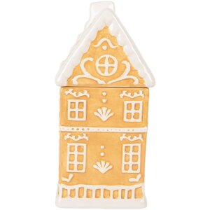 Clayre & Eef 6CE2367 Vorratstopf mit Deckel 13x11x24 cm