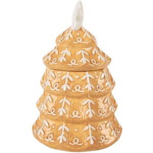 Clayre & Eef 6CEMU0212 Becher mit Deckel und Löffel 350ml