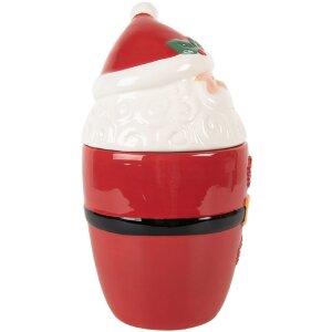 Clayre & Eef 6CEMU0218 Becher mit Deckel und Löffel 300ml