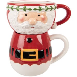 Cană Clayre & Eef din dolomit, 400/500 ml, 15x12x17 cm