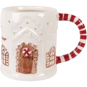 Clayre & Eef 6CEMU0226 Becher 14x10x11 cm 400 ml Dolomit