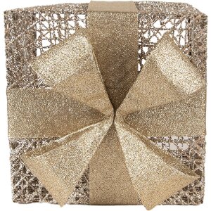 Clayre & Eef 66312 Dekoration Geschenk LED 3er Set Goldfarben