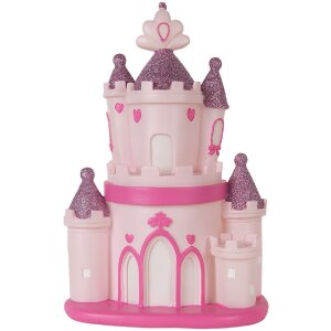 Clayre & Eef Lampă de veghe Castel LED Roz Violet...