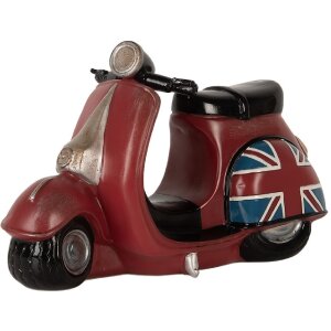 Clayre & Eef 6LMP808 Nachtlicht Motorroller LED 27x10x16 cm