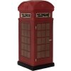 Clayre & Eef Lampă de Noapte Telefon Public LED 10x10x23 cm Roșu-Marou