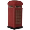 Clayre & Eef Lampă de Noapte Telefon Public LED 10x10x23 cm Roșu-Marou