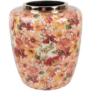 Clayre & Eef Vază Decorativă Bej-Portocaliu...