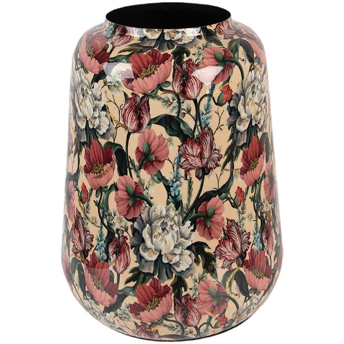 Clayre & Eef Vază Decorativă Bej-Roz Ø 27x34 cm