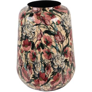 Clayre & Eef 66382 Dekoration Vase Beige-Rosa...
