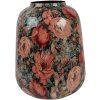 Vază decorativă Clayre & Eef Roz și Verde Ø 21x25 cm