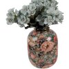 Clayre & Eef 66389 Dekoration Vase Grün Rosé Ø 17x22 cm