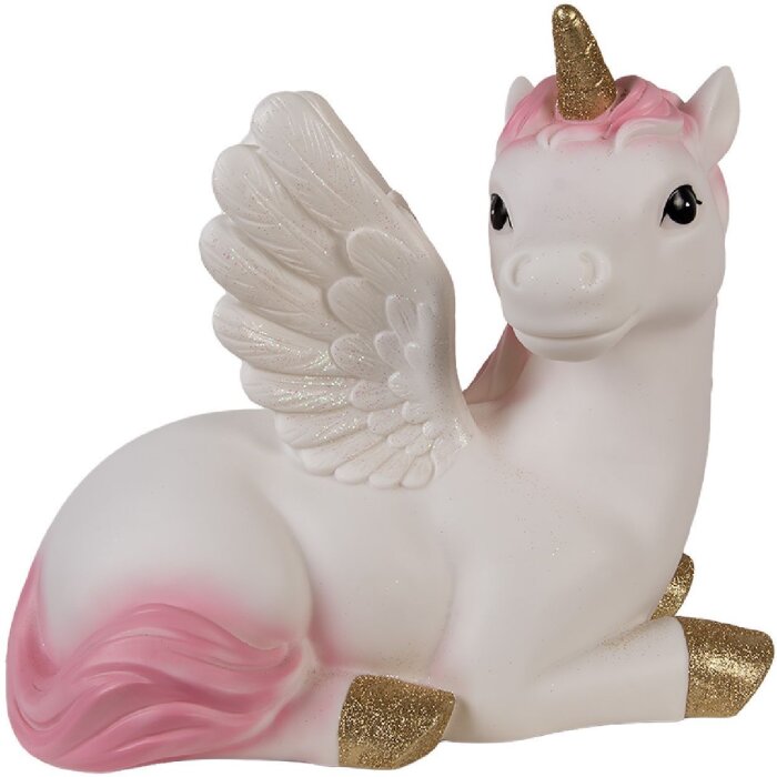 Clayre & Eef 6LMP804 Nachtlicht Einhorn LED 41x25x40 cm