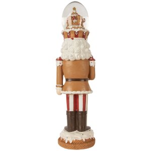 Clayre & Eef 6PR5876 Dekoration Nussknacker mit LED 14x13x48 cm
