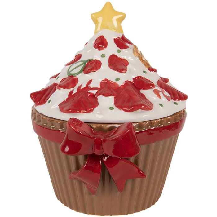 Clayre & Eef 6CE2230 Vorratstopf mit Deckel 18x16x20 cm