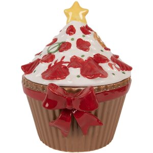 Clayre & Eef 6CE2230 Vorratstopf mit Deckel 18x16x20 cm