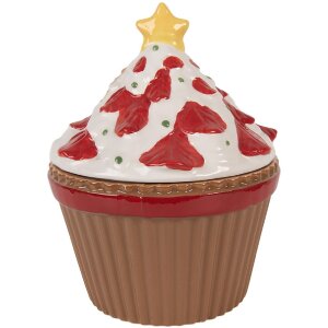 Clayre & Eef 6CE2230 Vorratstopf mit Deckel 18x16x20 cm