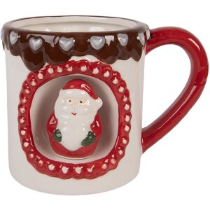 Clayre & Eef Cană Ceramică 375 ml 14x10x10 cm