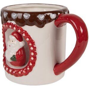 Clayre & Eef Cană Ceramică 375 ml 14x10x10 cm