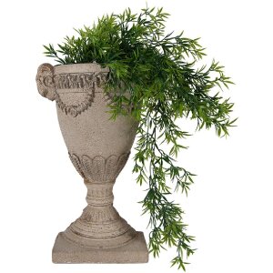 Clayre & Eef Ghiveci de Perete 29x11x44 cm Bej-Maro