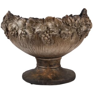 Clayre & Eef 5MG0097 Dekoration Blumentopf 54x34x43 cm Braun Beige