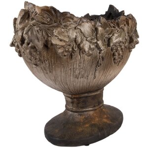 Clayre & Eef 5MG0097 Dekoration Blumentopf 54x34x43 cm Braun Beige