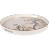 Clayre & Eef 66402 Tavă Decorativă Ø 46x4 cm Bej/Maron