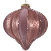Clayre & Eef 6GL5157 Christbaumkugel Rosa 10x10 cm