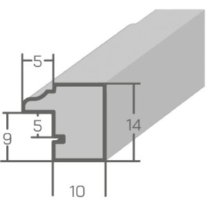 ramă foto MendeFrames H007 din nuc 7x10 cm cu sticlă antireflex