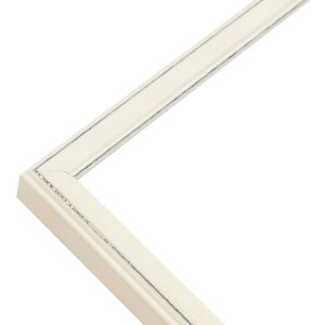 Ramă foto Deknudt S236F1, albă, 10x15 cm, din lemn