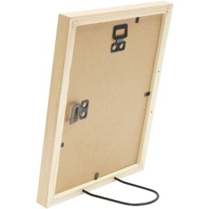 Ramă foto din lemn Deknudt S243H1, finisaj natural 18x24 cm