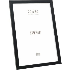 Rama foto Deknudt S243K2 neagră 20x30 cm, din lemn, cu...