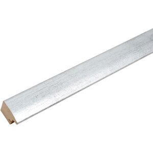 Rama foto Deknudt S54SD3, argint, 30x40 cm, lemn