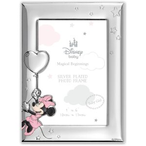 ZEP Baby Bilderrahmen Minnie 2 silber glänzend 10x15 cm DI2269