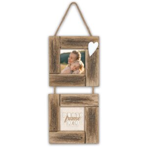 ZEP Essence Ramă Foto 2 Fotografii 10x10 cm Maro RE2344