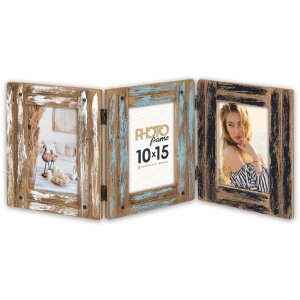 ZEP Nyon Ramă Foto Triplă 10x15 cm Lemn Rustic