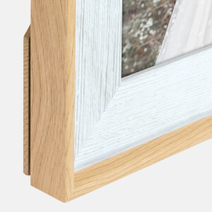 Rama foto ZEP SIENA din PS, albă, 13x18 cm