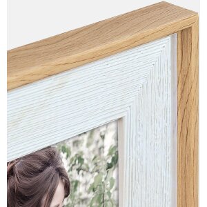 Ramă foto ZEP SIENA din PS, albă, 15x20 cm