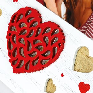 ZEP Bilderrahmen Paula 10x15 cm Herzen WH2646