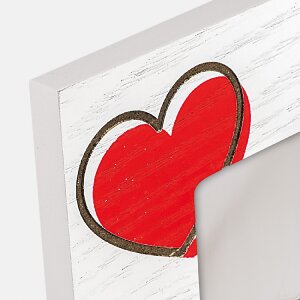 ZEP Zoe Ramă Foto Lemn 10x15 cm cu Inimioare