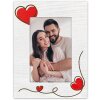 ZEP Zoe Ramă Foto Lemn 10x15 cm cu Inimioare