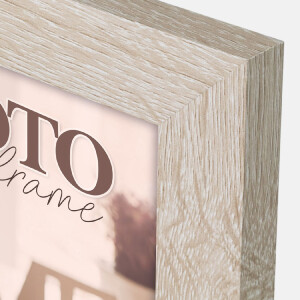 Rămasă foto din lemn RENTON 13x18 cm, eștiu deschis
