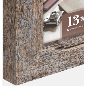 Rama foto din lemn ZEP TR268A RENTON 15x20 cm, gri vechi