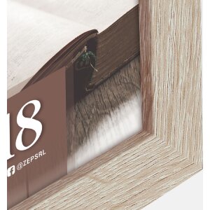 Ramă foto din lemn RENTON 15x20 cm, eștiu deschis