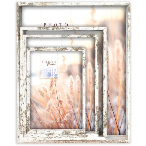 Set rame foto Ravenna ZEP Alb antic 10x15-20x25 cm XD428