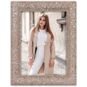 Rama foto ZEP Pollock maro 10x15 cm, design Terrazzo